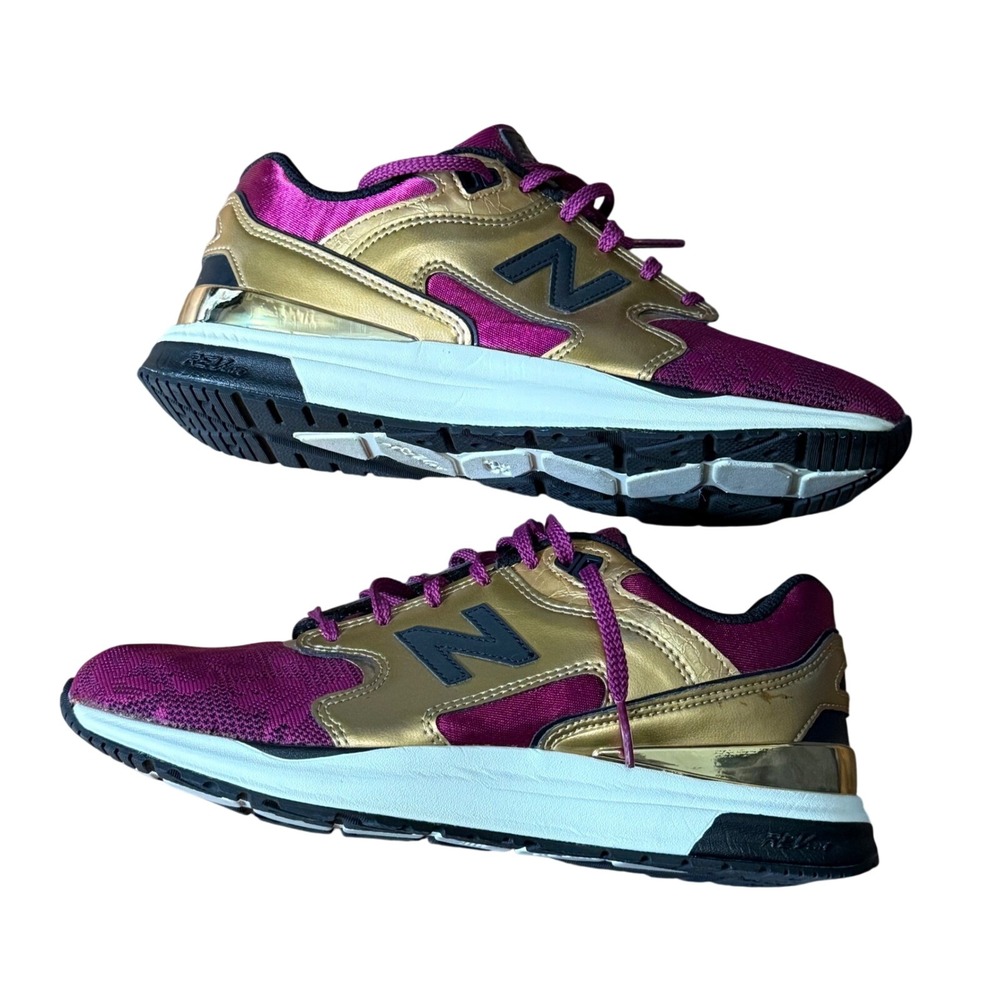 New Balance 1550 RevLite Magenta Gold Metallic Running Sneakers Womens Size 7.5 - Picture 4 of 6